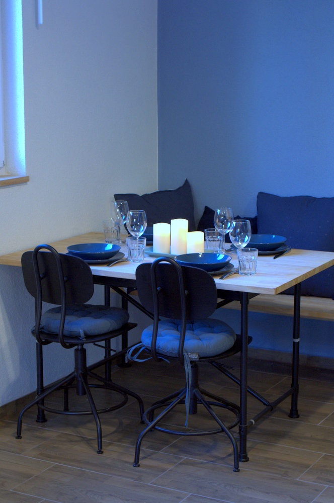Sitzbereich und Ambiente Werkstatt